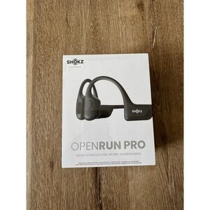 Shokz Black OpenRun‎ Pro Bone S810 Conduction Open-Ear Sport Headphones NEW